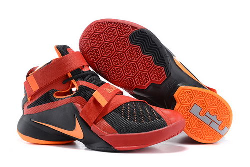 Nike Lebron Soldier 9 Black Red Orange Online